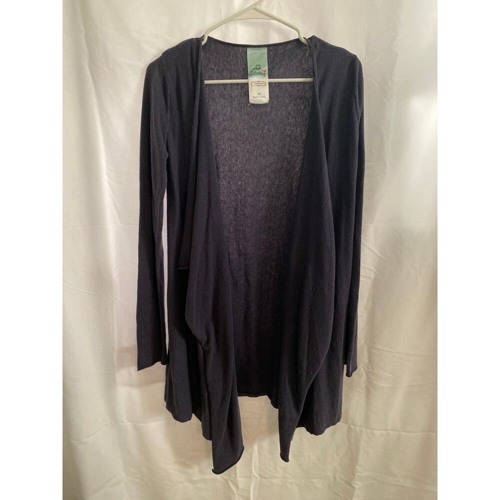 Aphorism Women's Cardigan Blue Size Medium